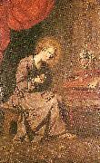 Francisco de Zurbaran child of the thorn Spain oil painting artist